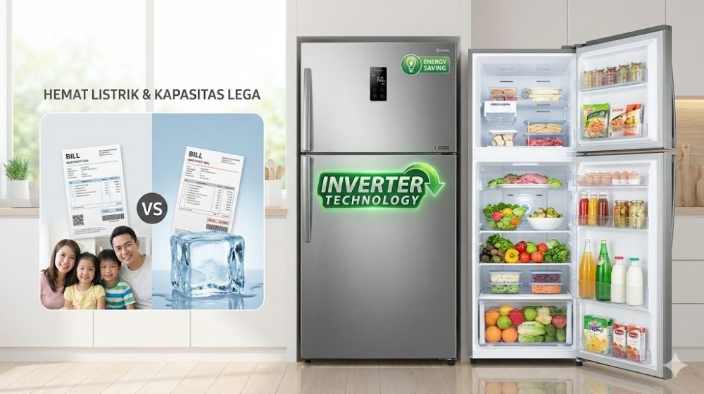kulkas 2 pintu hemat listrik